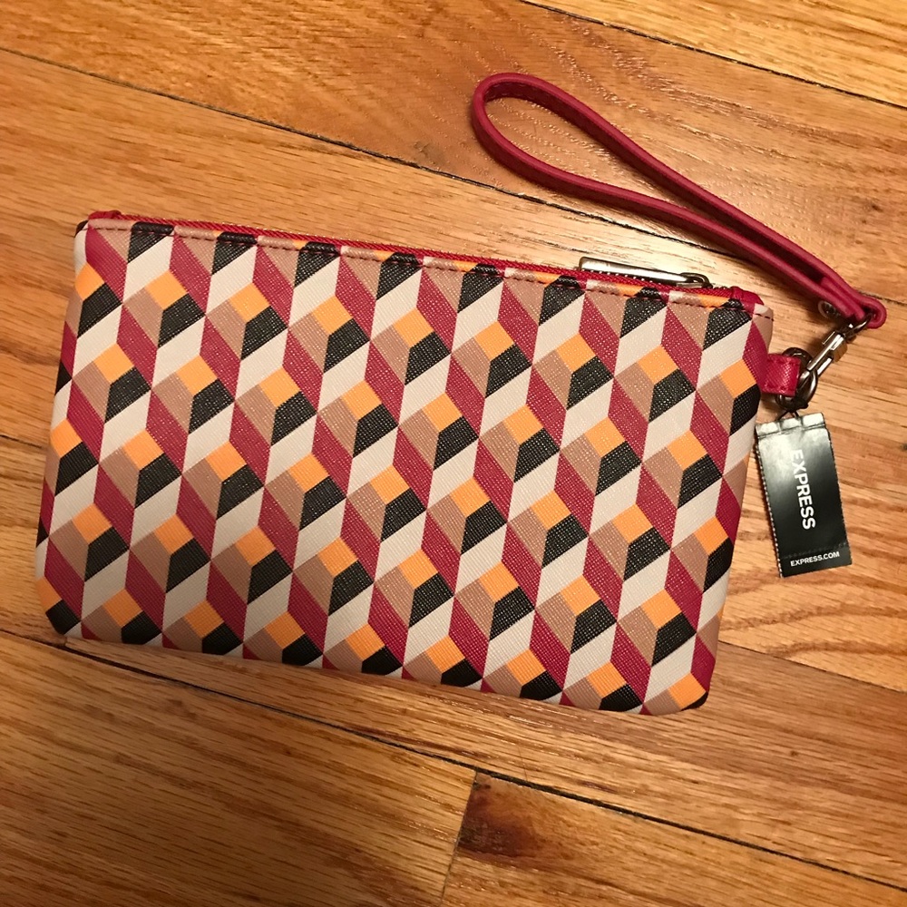 Geometric Patterned Wristlet - Picture 2 of 6